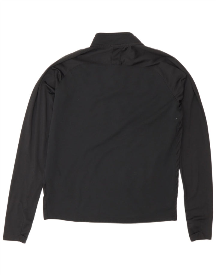 Nike - Chándal con cremallera y cuello para hombre, talla pequeña, poliéster negro