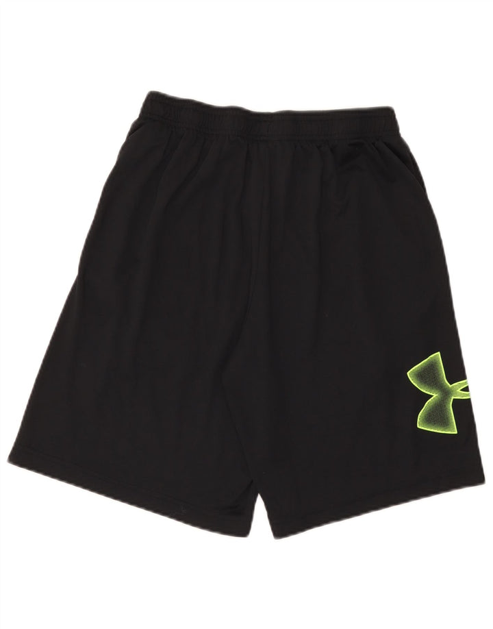 Under Armour Pantalones cortos deportivos con gráficos para hombre Poliéster negro mediano