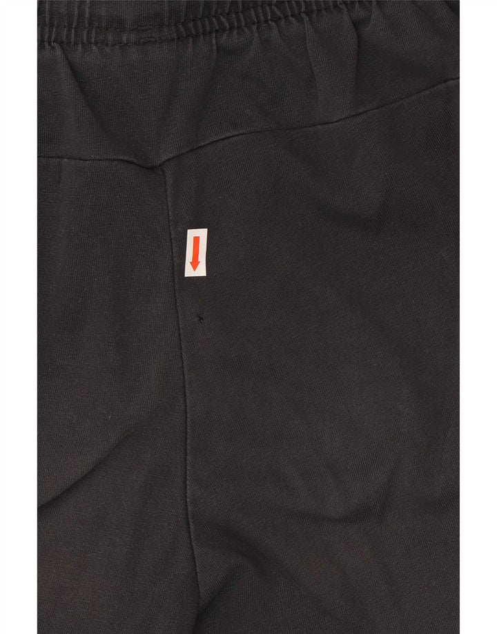 Adidas - Pantalones cortos deportivos para hombre, algodón negro mediano