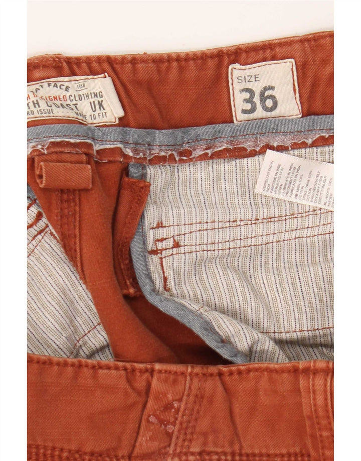 Pantalones cortos tipo cargo para hombre Fat Face W36 Algodón naranja grande