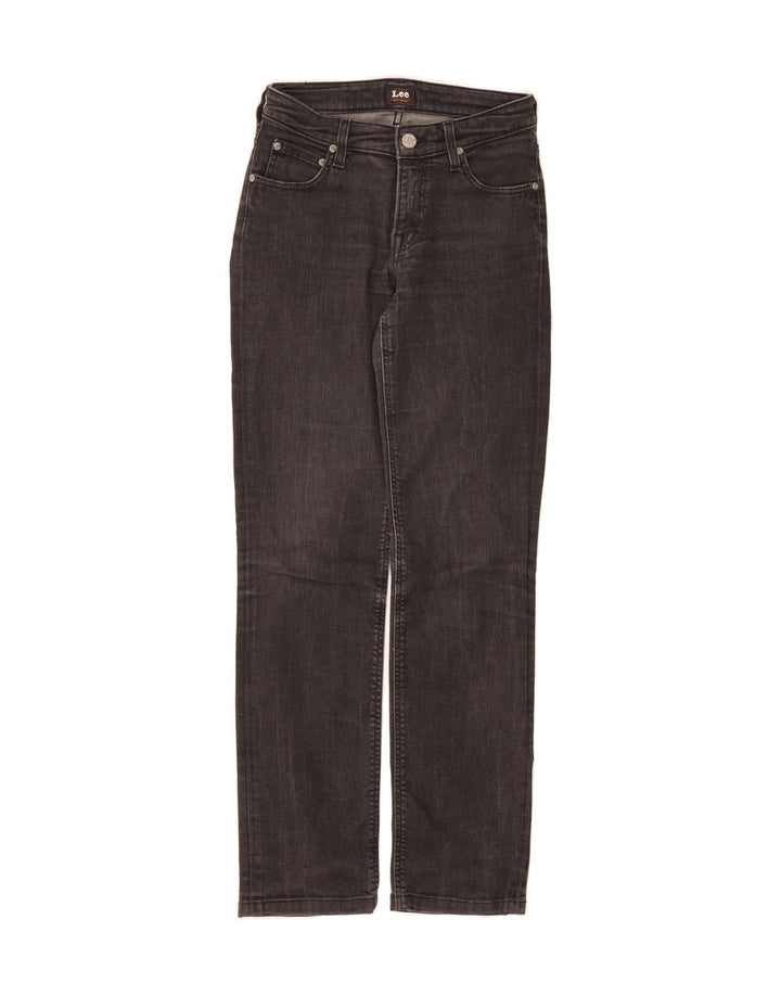 LEE Womens Marion Straight Jeans W28 L30 Black Cotton Vintage Lee and Second-Hand Lee from Messina Hembry 