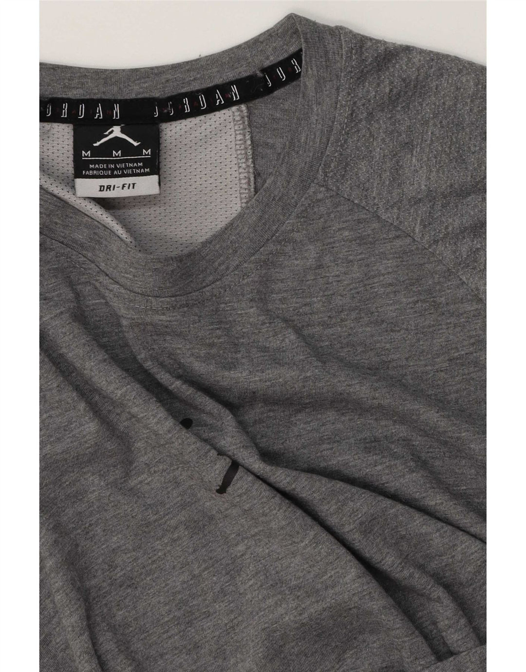 Jordan - Camiseta gráfica para hombre, parte superior gris medio con bloques de color