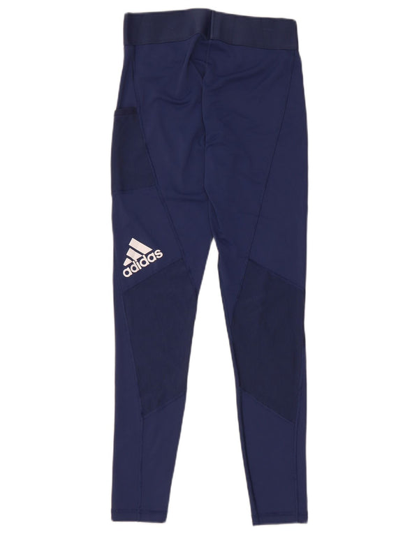 Adidas Leggings para mujer Reino Unido 8/10 Pequeño Azul Marino
