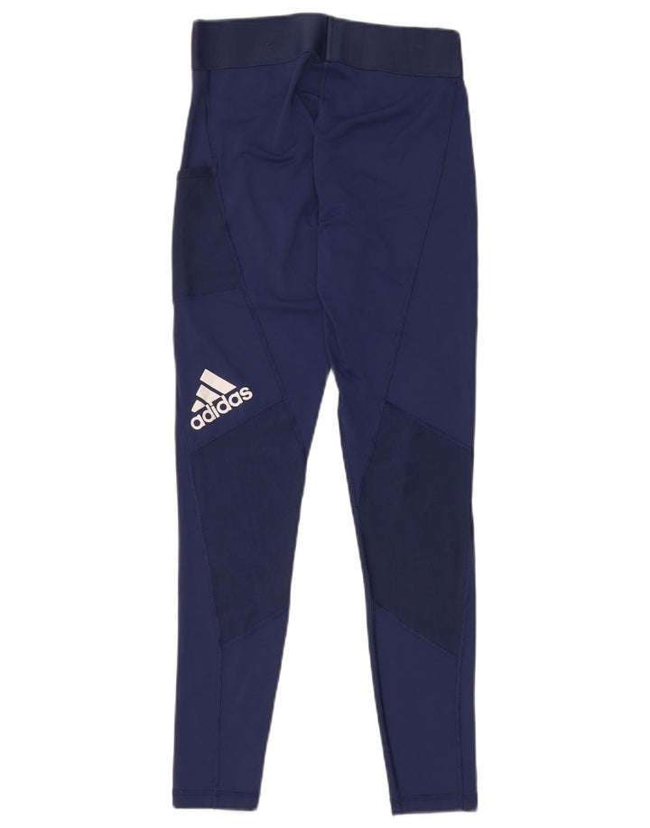 Adidas Leggings para mujer Reino Unido 8/10 Pequeño Azul Marino