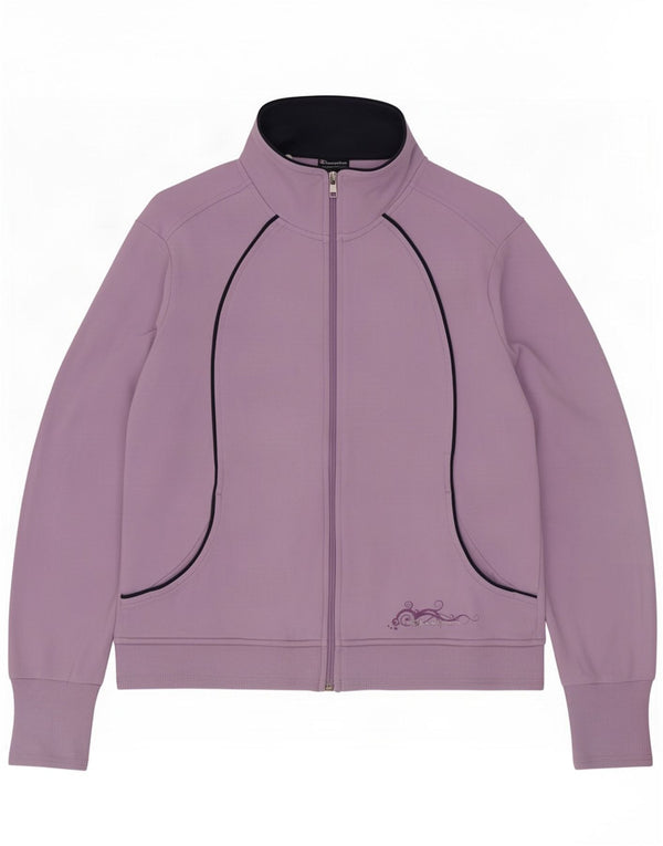 Champion Chaqueta de Chándal para Mujer UK 40 Mediana Púrpura