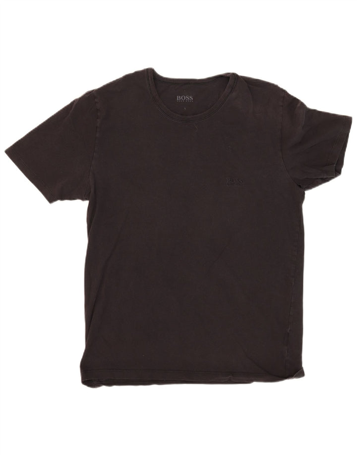 Hugo Boss - Camiseta para hombre, talla grande, color negro