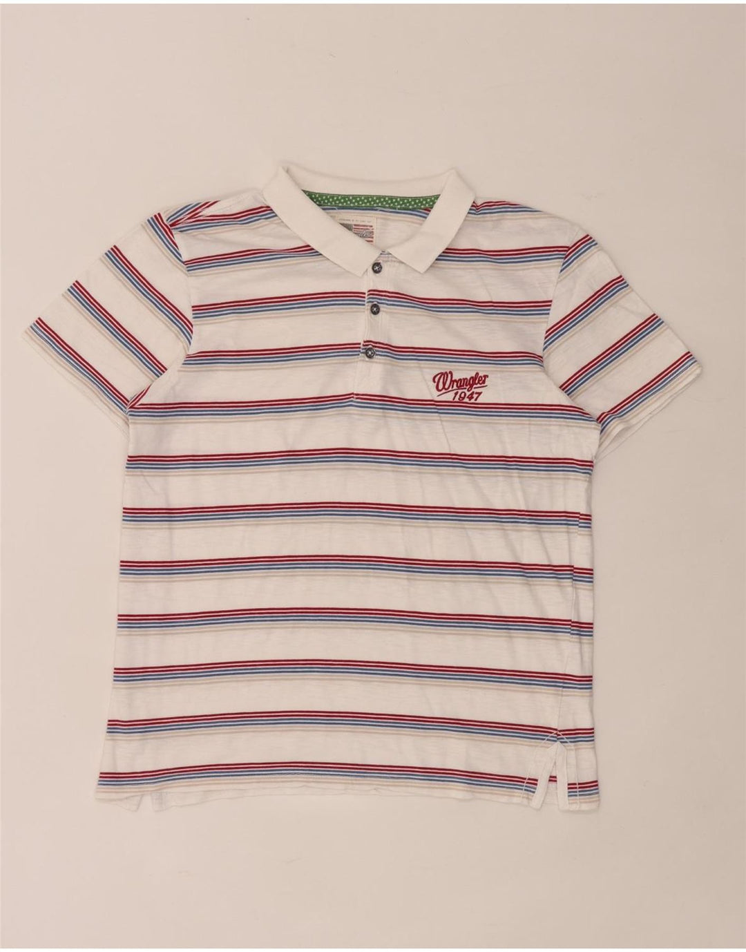 Wrangler Polo para Mujer UK 40 Mediano Rayas Blancas