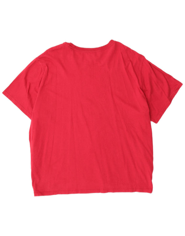 Levi's Camiseta gráfica relajada para hombre Top 2XL Algodón rojo