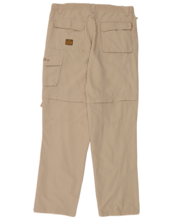 Moorhead Pantalón Cargo Recto Hombre W34 L34 Poliamida Beige