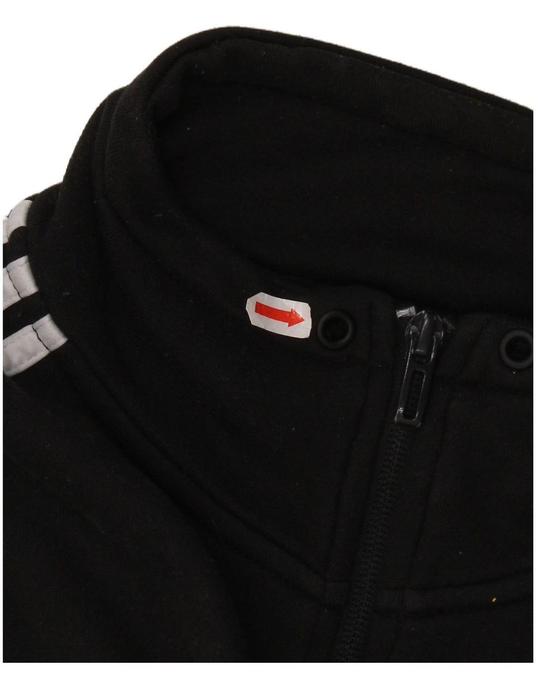 Adidas Mujer Climalite Chándal Top Chaqueta UK 16/18 Grande Negro Poliéster