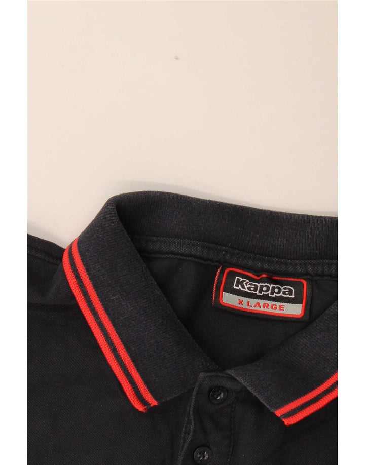 Kappa Polo Hombre XL Azul Marino Rayas