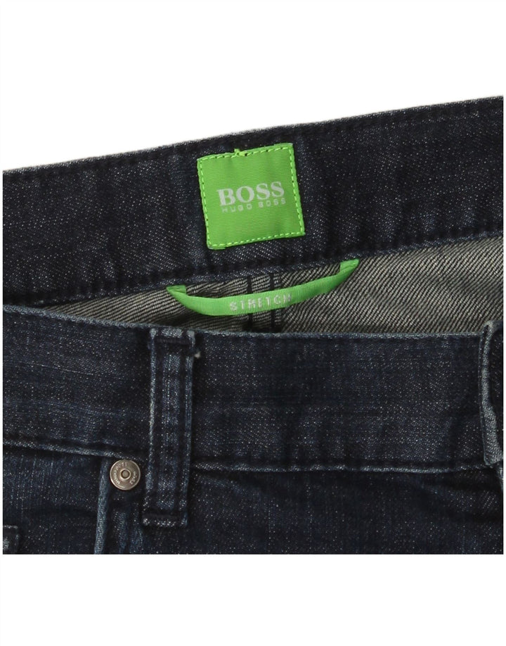 Vaqueros rectos para hombre HUGO BOSS W36 L32 Azul marino