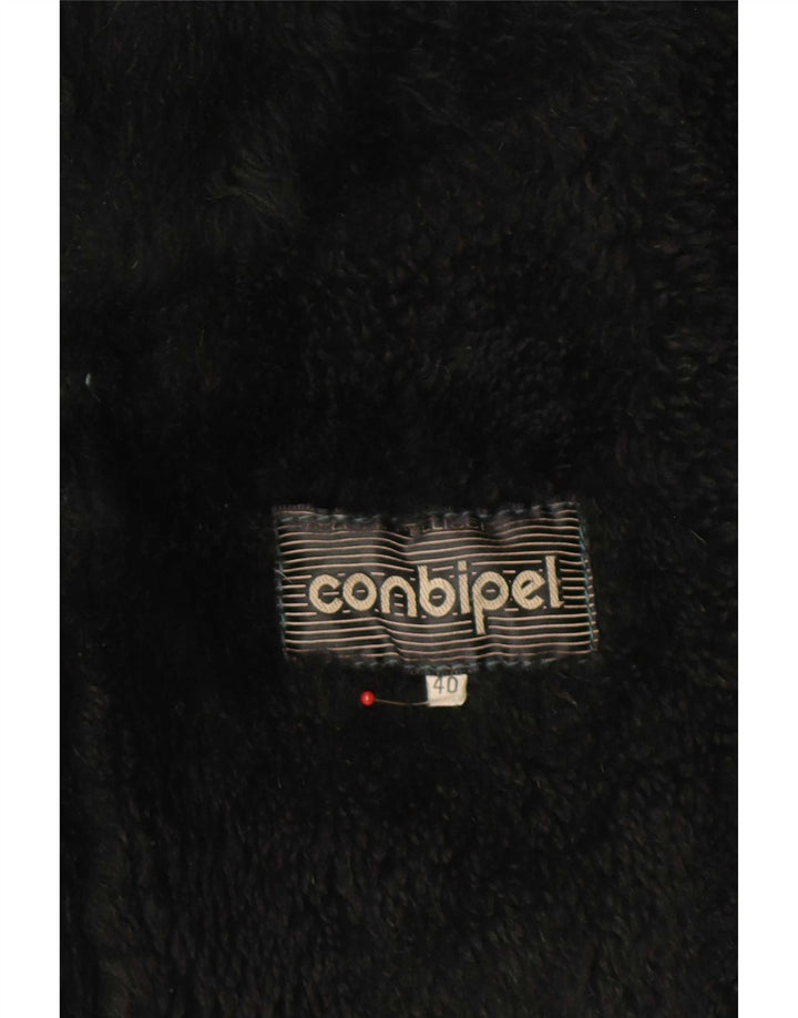Chaqueta de piel de oveja extragrande para mujer Conbipel IT 40 Small Green Colourblock