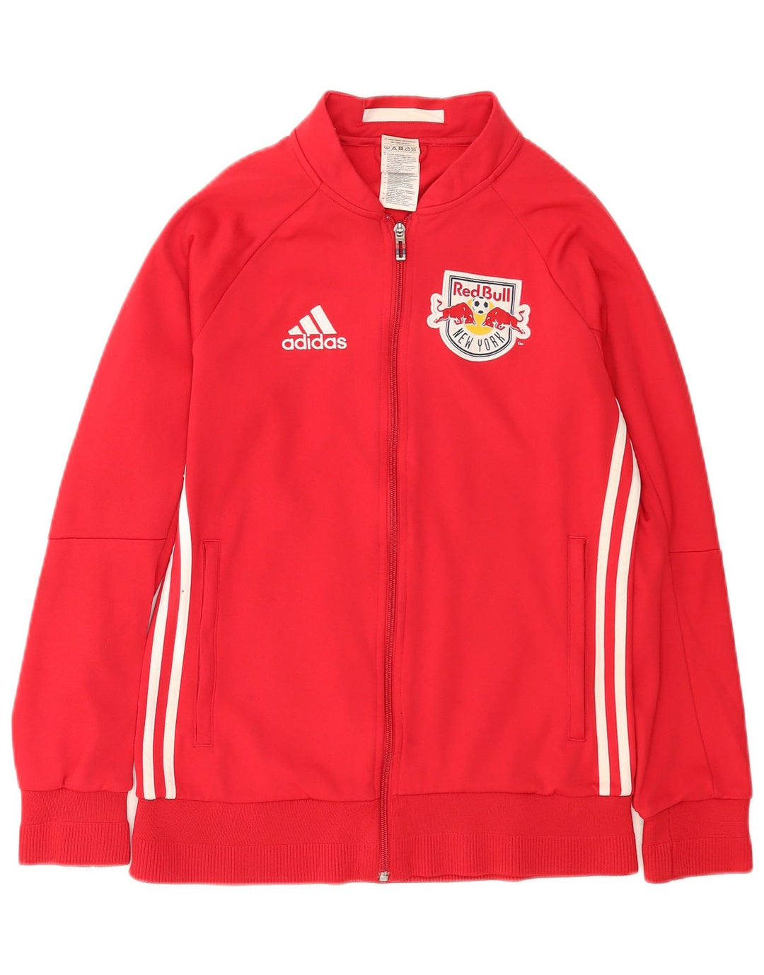 Adidas Hombre Red Bull Graphic Chándal Top Chaqueta Medio Rojo Poliéster