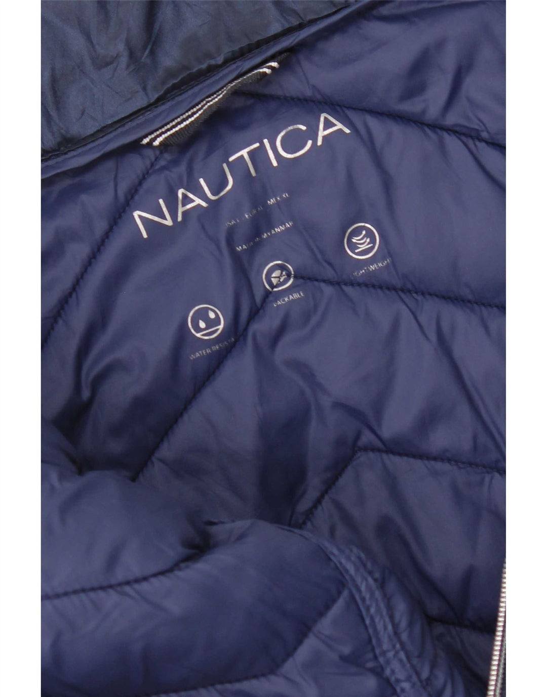 Nautica Chaqueta Acolchada Mujer UK 40 XL Azul Marino