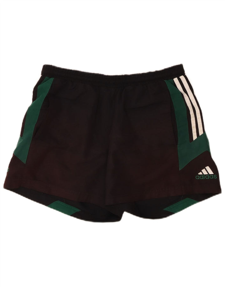 Adidas - Pantalones cortos deportivos para hombre, color negro medio, poliéster