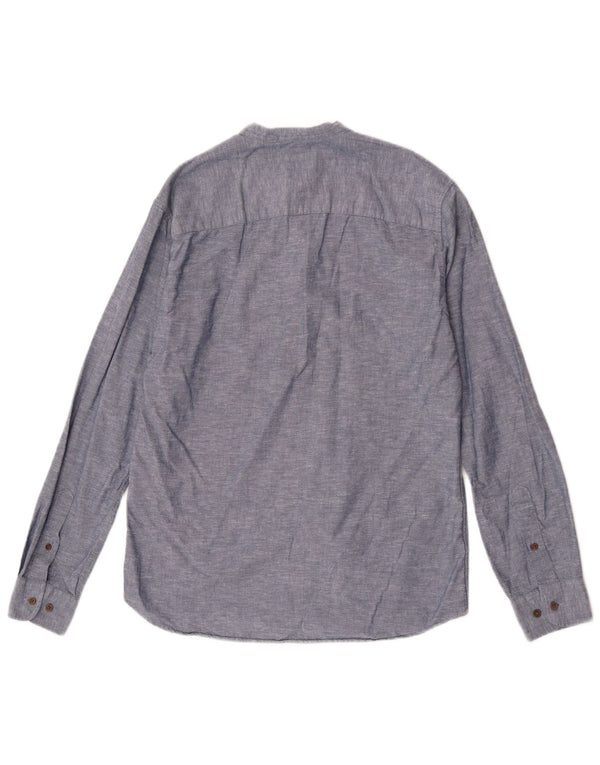 Jack & Jones Mens Premium Slim Jersey Shirt Small Azul Marino Moteado