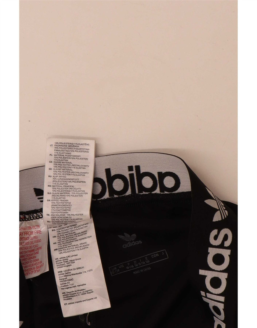 Adidas Leggings Gráficos Niña 11-12 Años Negro Poliéster