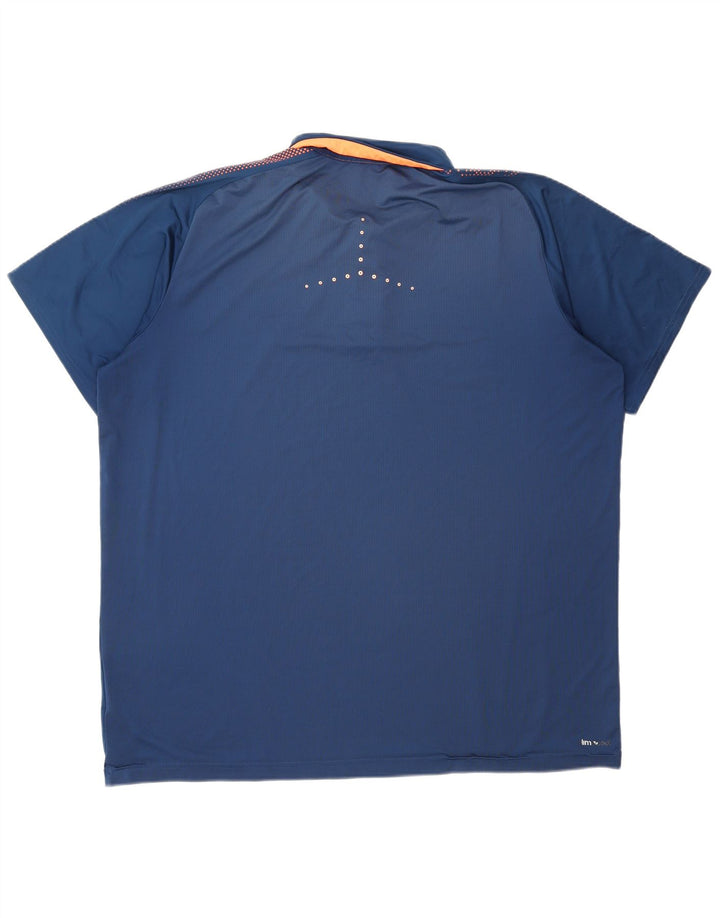 ADIDAS Polo Climacool para hombre XL Azul