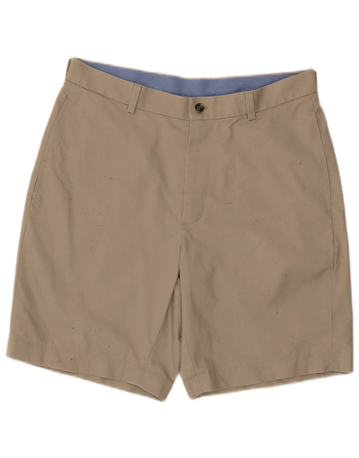 Brooks Brothers Pantalones cortos chinos para hombre W32 Algodón beige medio
