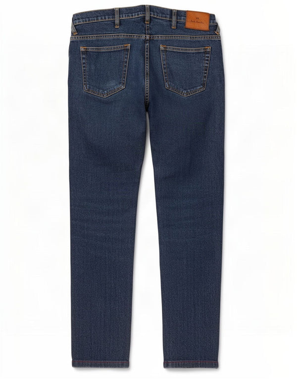 Paul Smith Mens Slim Jeans W34 L29 Navy Blue Cotton