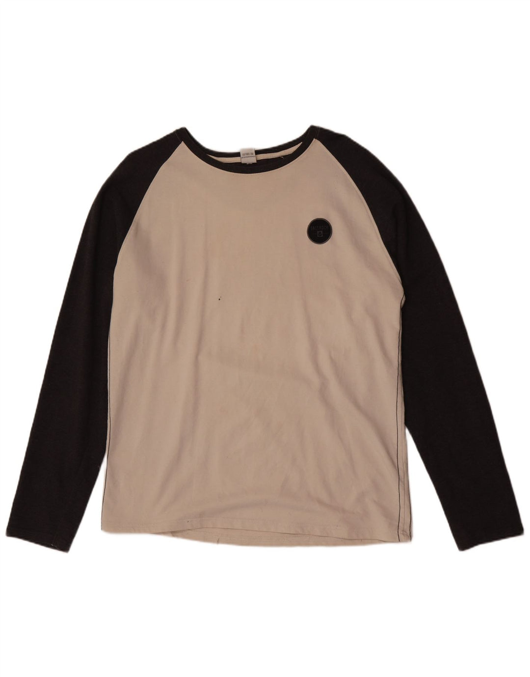 Saltrock Hombre Top Manga Larga XL Blanco Colorblock