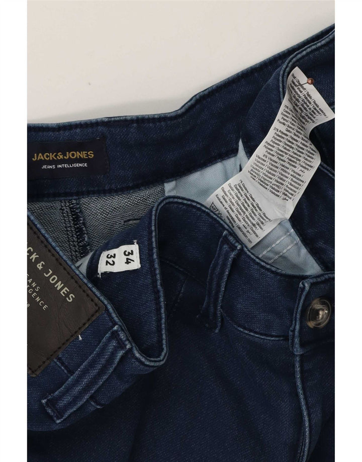 Jack & Jones Vaqueros Rectos Hombre W34 L32 Algodón Azul