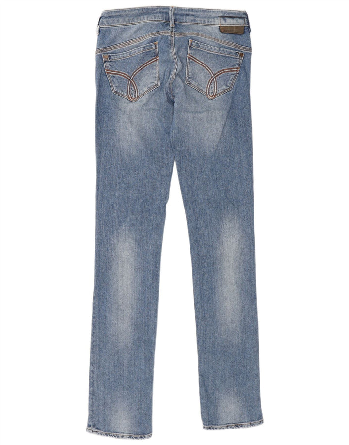 CALVIN KLEIN Vaqueros ajustados para mujer W27 L33 Algodón azul