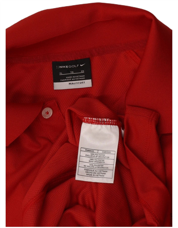 Polo Nike Hombre XL Poliéster Rojo