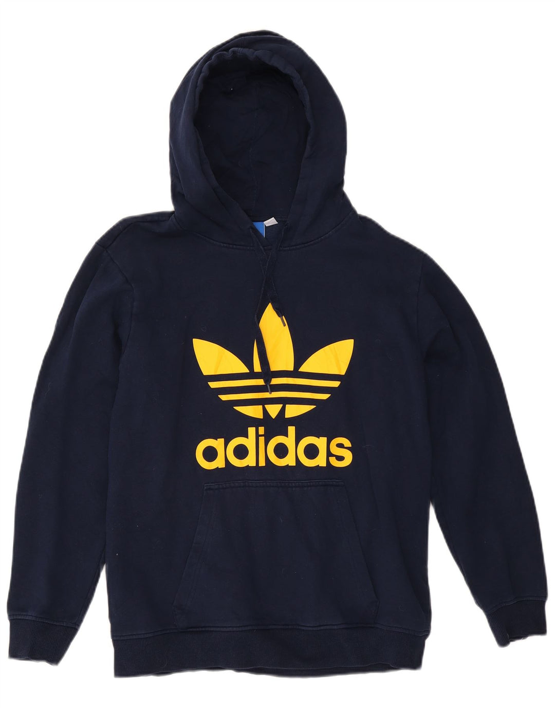 ADIDAS Hombre Graphic Sudadera con capucha Jumper Medium Azul Marino Algodón