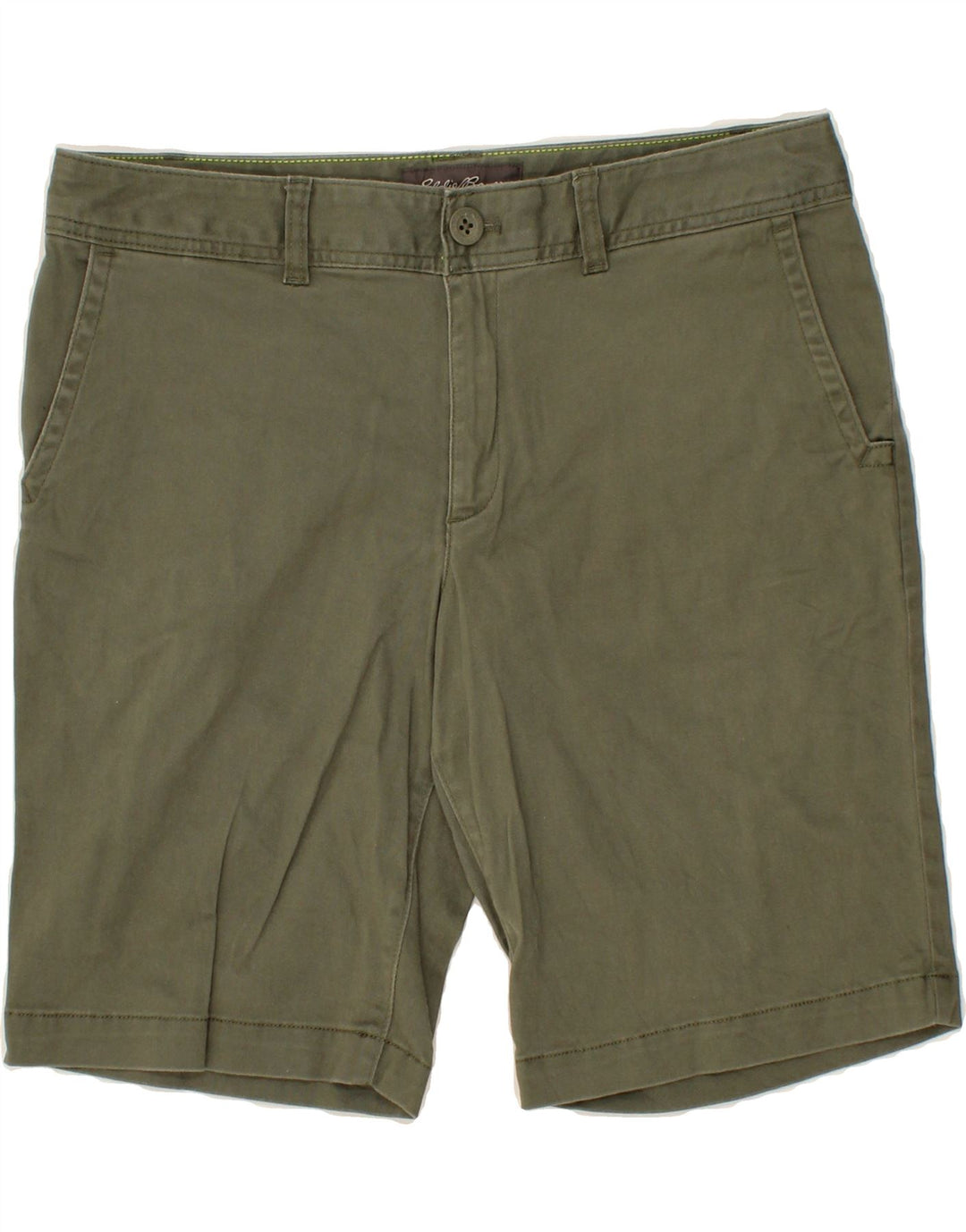 EDDIE BAUER Womens Chino Shorts US 10 Large W34 Green Vintage Eddie Bauer and Second-Hand Eddie Bauer from Messina Hembry 