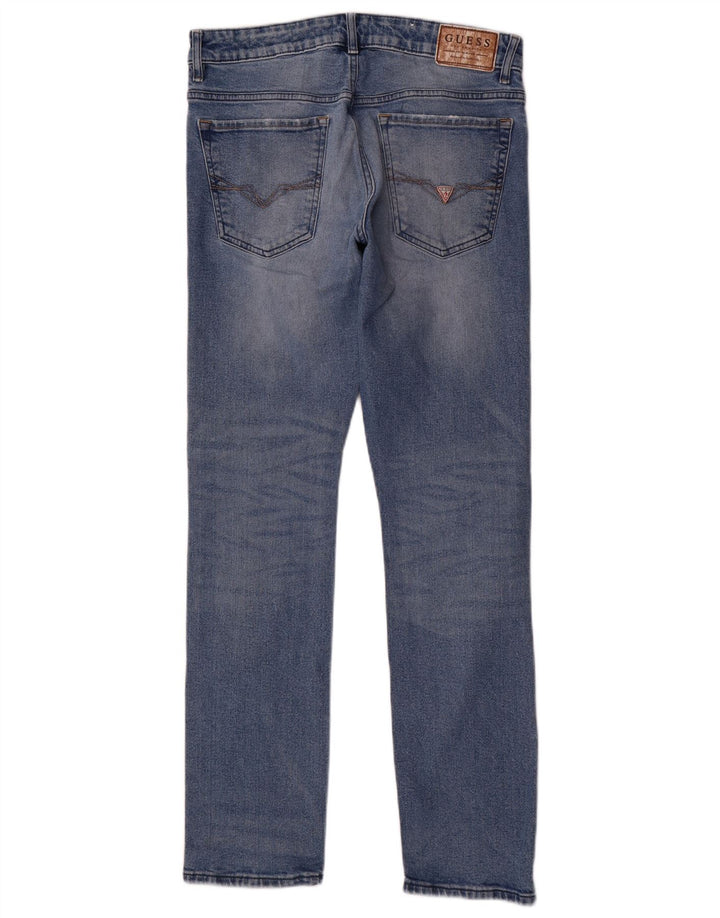 Guess Vaqueros Slim Hombre W31 L32 Algodón Azul