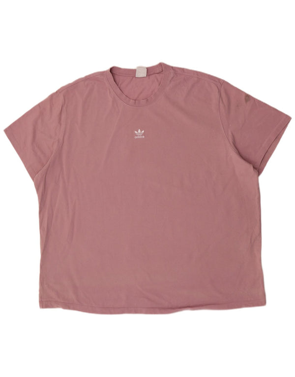 Adidas Camiseta Hombre Top 2XL Rosa Algodón