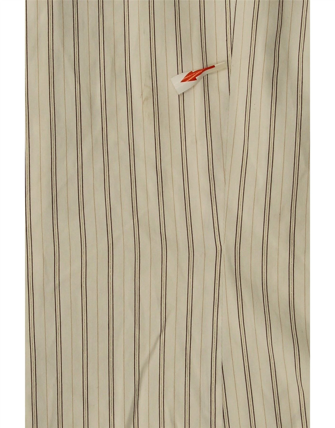 Marks & Spencer Camisa para mujer UK 46 Grande Algodón a rayas blancas