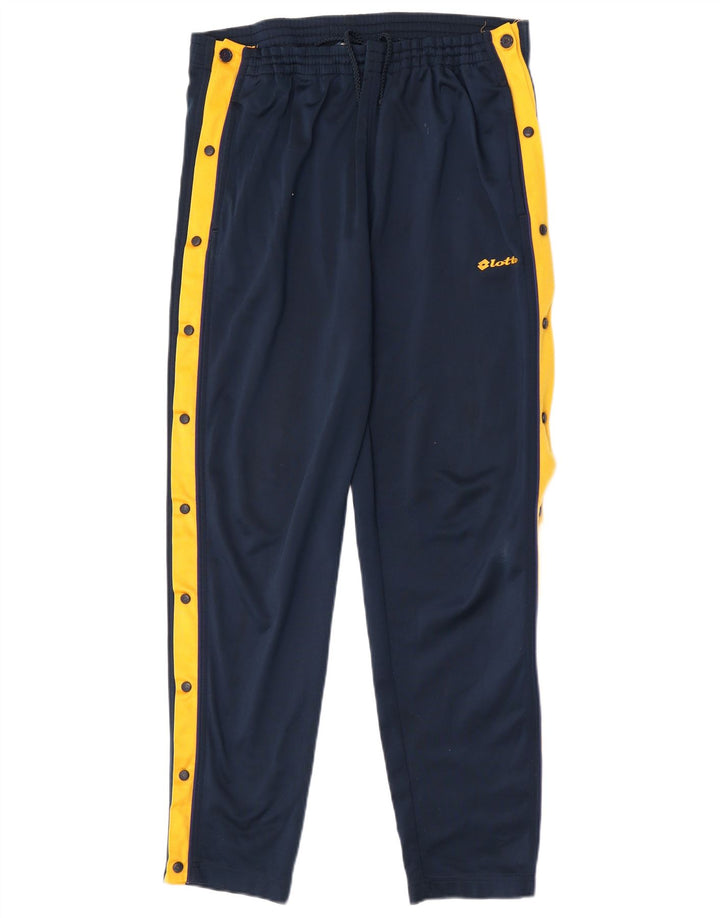 Lotto Hombre Joggers Pantalones De Chándal Medium Azul Marino Colorblock