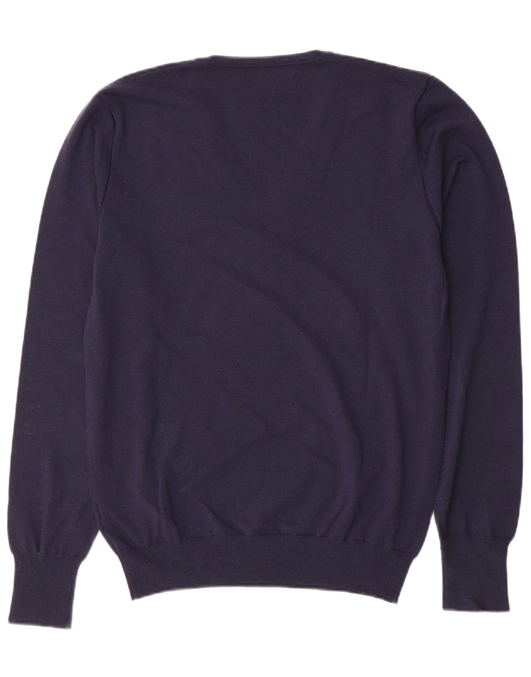 LIU JO Jersey con Cuello en V para Mujer UK 18 XL Lana Azul Marino