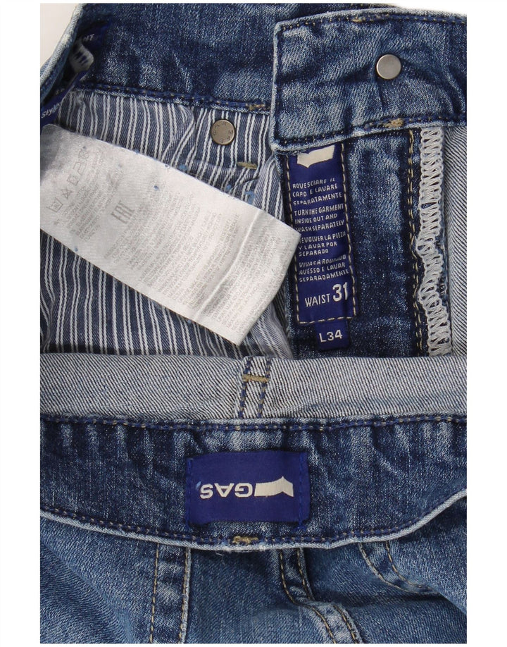 Vaqueros ajustados para hombre Gas W31 L34 Algodón azul