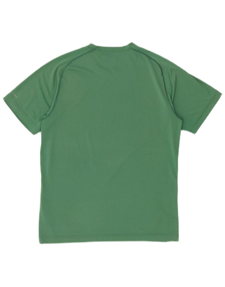 COLUMBIA Camiseta Omni-Wick para hombre Top Poliéster verde medio
