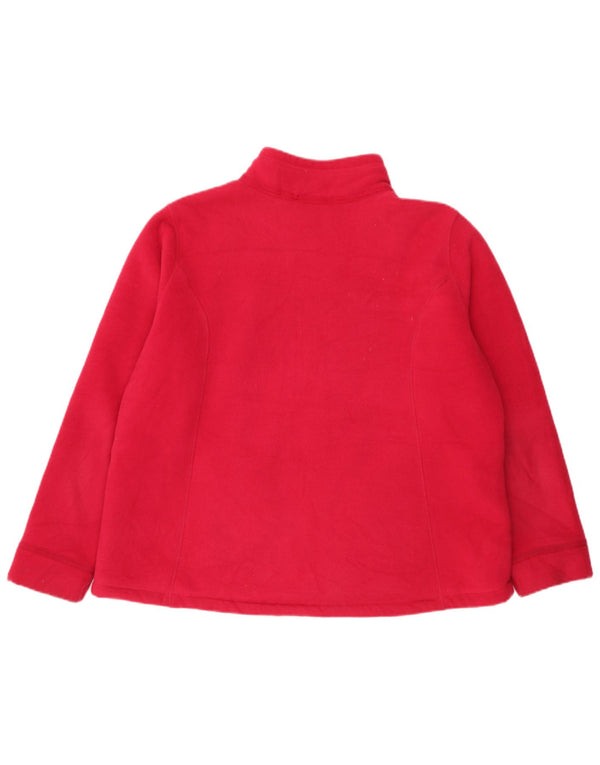 Marks & Spencer Chaqueta polar para mujer UK 20 2XL Poliéster rojo
