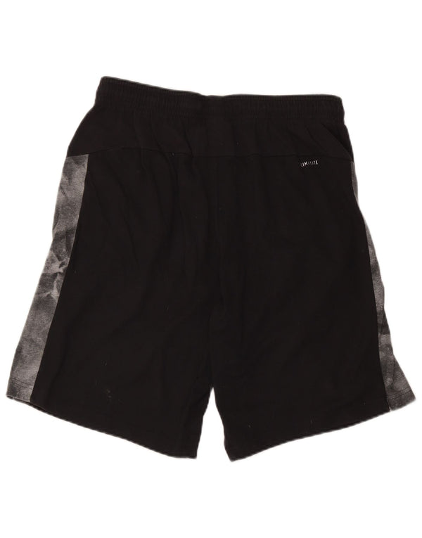 Adidas Mens Climalite Sport Shorts Grande Negro Colorblock Algodón
