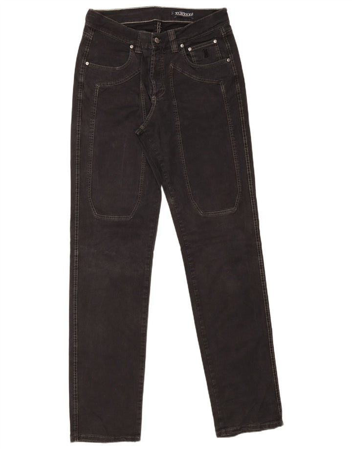 Jeckerson Vaqueros rectos para hombre W34 L34 Algodón gris