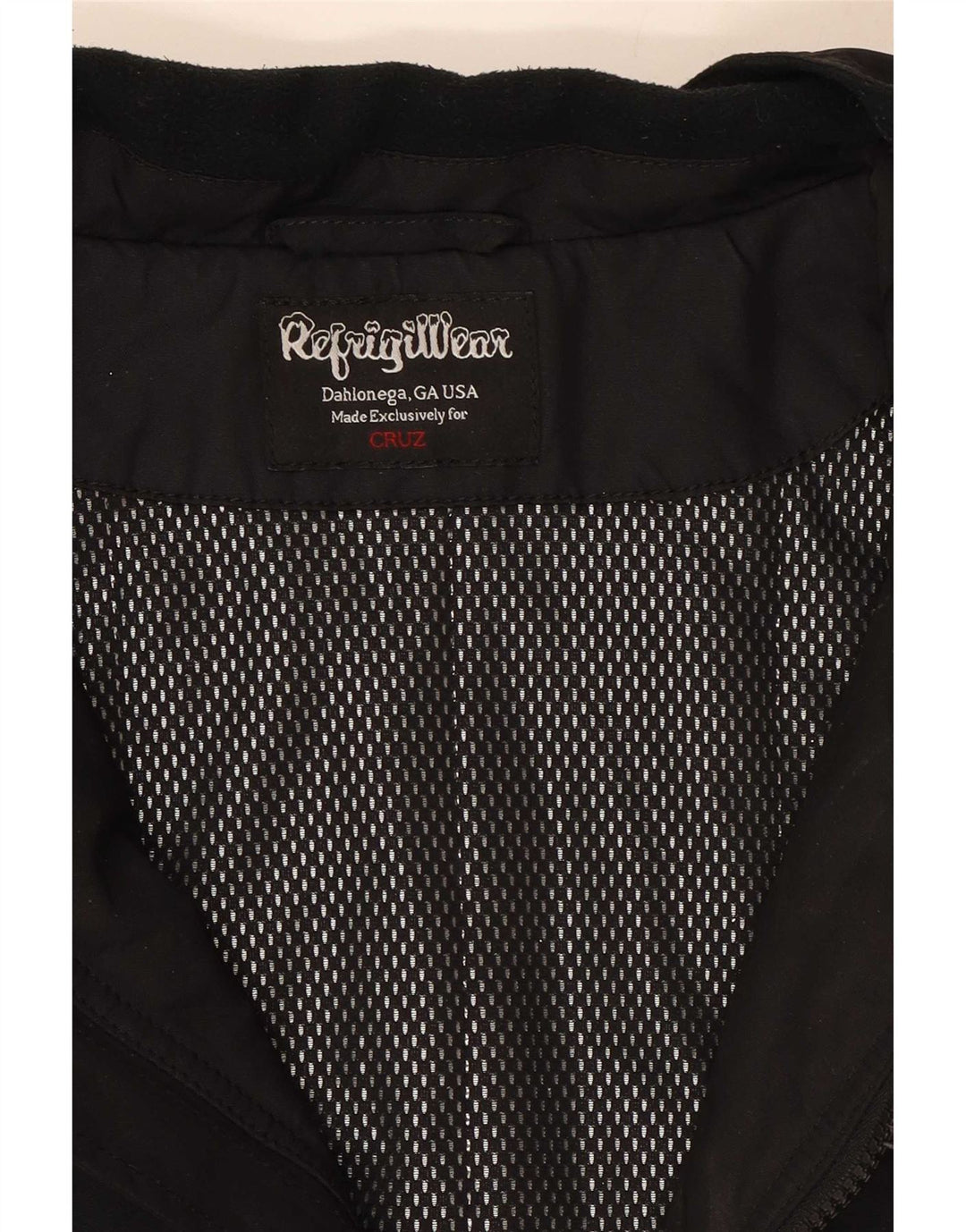 Refrigiwear Chaqueta Bomber para Hombre Reino Unido 40 Grande Negro