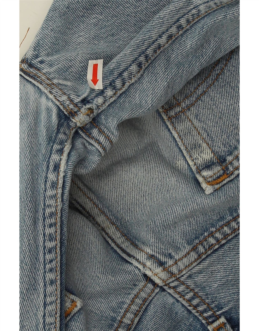 Levi's Jeans rectos desgastados 501 para hombre W32 L27 Algodón azul