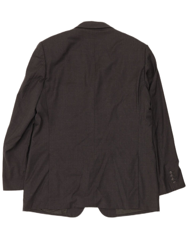 Valentino Chaqueta Blazer de 3 Botones para Hombre IT 54 2XL Gris Lana Nueva