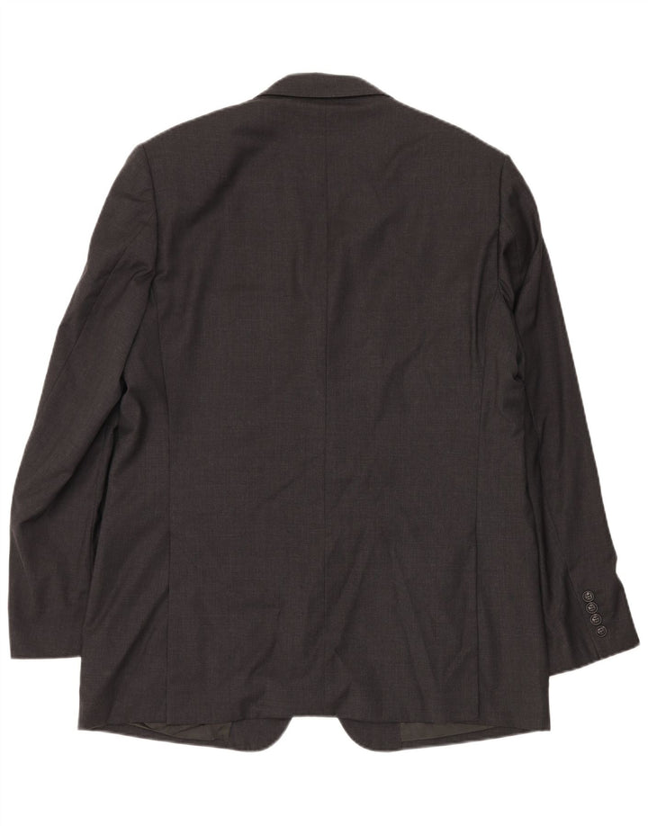 Valentino Chaqueta Blazer de 3 Botones para Hombre IT 54 2XL Gris Lana Nueva