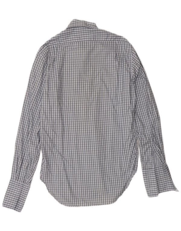 Camisa Massimo Dutti Hombre Cuadros Azul Medio