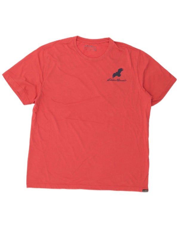 Eddie Bauer Camiseta gráfica para hombre Top XL Rojo