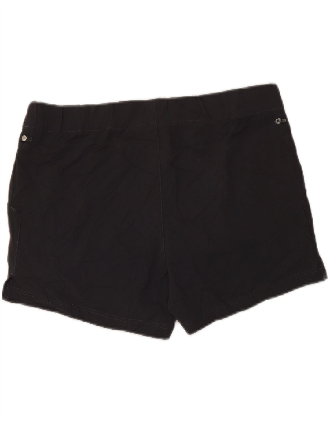 Adidas Mujer Climalite Casual Shorts UK 12 Medium W34 Gris Poliéster