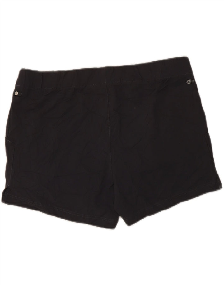 Adidas Mujer Climalite Casual Shorts UK 12 Medium W34 Gris Poliéster