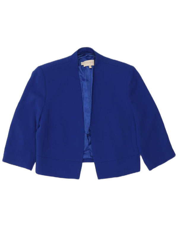 Hobbs Chaqueta Bolero de Manga 3/4 para Mujer UK 12 Poliéster Azul Medio